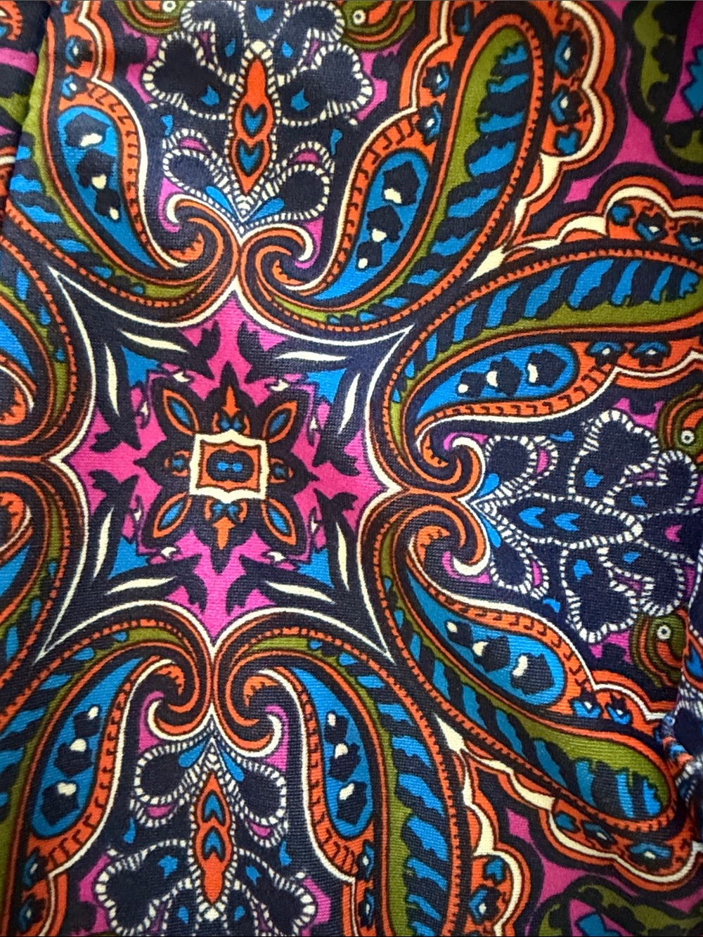 Jude Connally Purple Multicolor Paisley Mock Neck Mini Dress - Picture 4 of 4